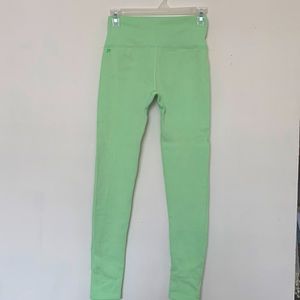Pastel Green Ribbed Fabletics Leggings